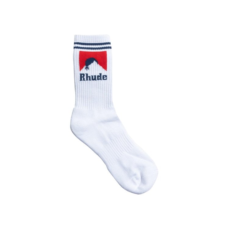 

Носки Rhude Moonlight Sock, цвет White/Red/Blue