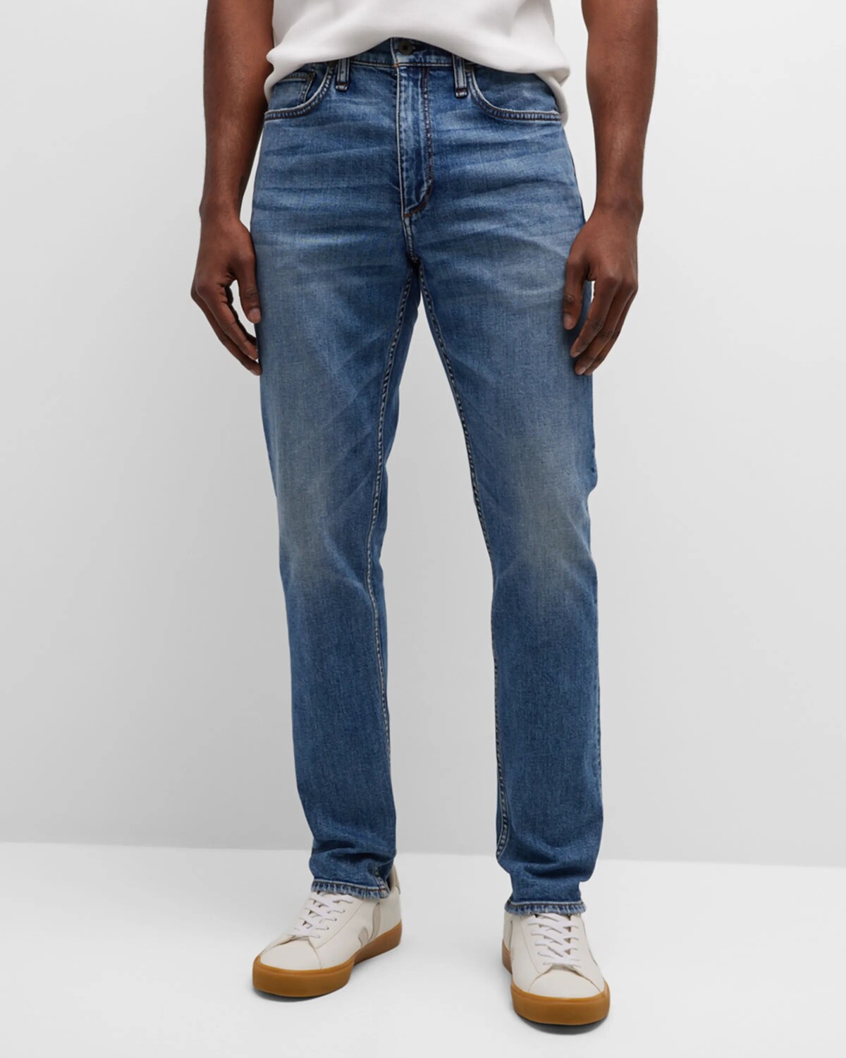 

Мужские джинсы Fit 2 Slim Fit из денима Rag & Bone, цвет Carter