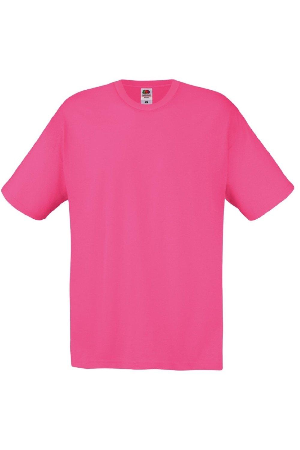Оригинальная полноразмерная футболка Screen Stars с короткими рукавами Fruit of the Loom, розовый