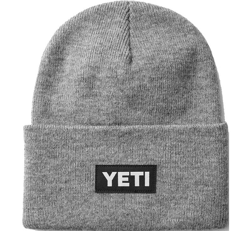 

Шапка-бини с логотипом Yeti, серый