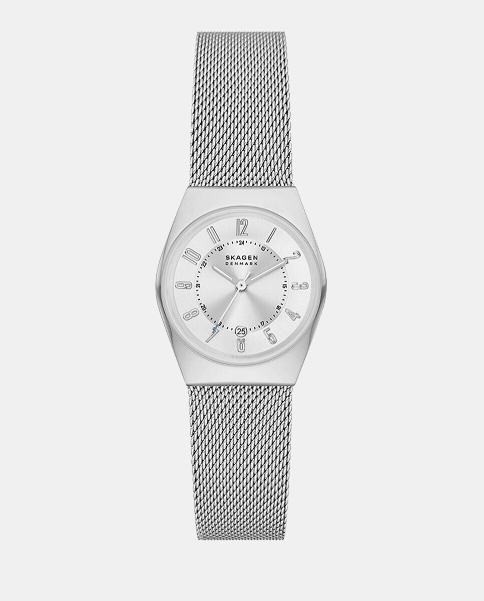 

Экологичные женские часы Grenen Lille SKW3038 со стальной сеткой Skagen, серебро