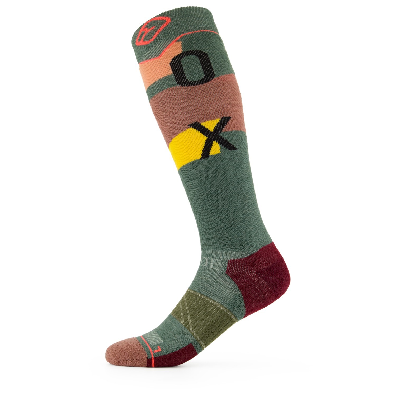 

Лыжные носки Ortovox Freeride Long Socks Cozy, цвет Wild Herbs