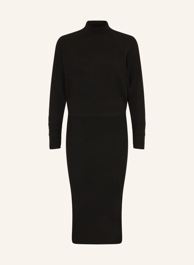 

Вязаное платье фрея Reiss, черный