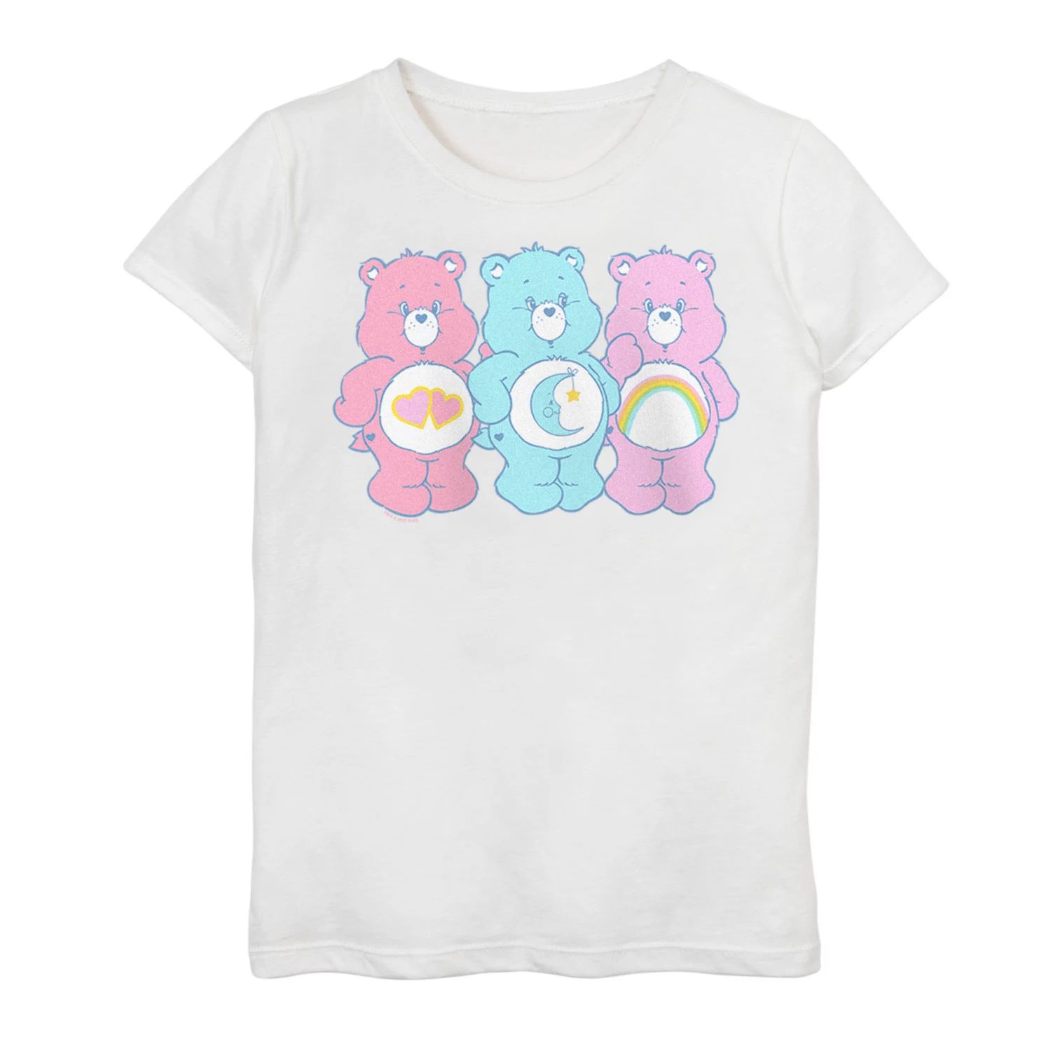 Футболка Care Bears для девочек 7–16 лет с изображением медведя Cheer Bear  перед сном Bear Love A Lot Bear Licensed Character – заказать с доставкой  из-за рубежа через онлайн-сервис «CDEK.Shopping»