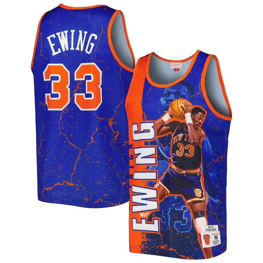 

Майка Mitchell & Ness New York Knicks, синий