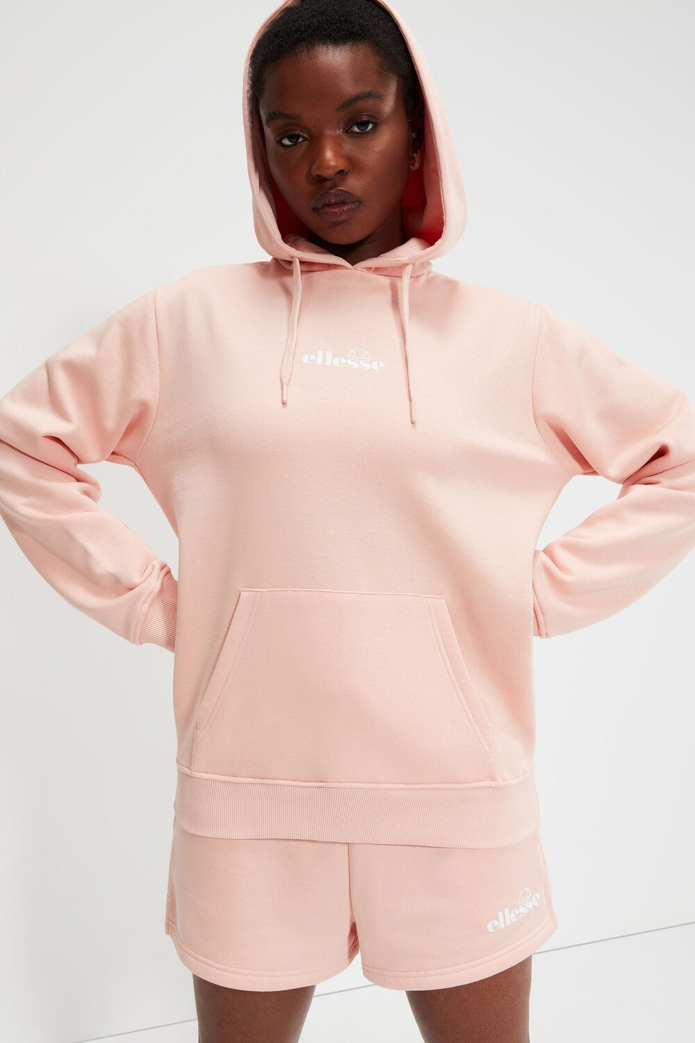 

Толстовка Jazana розового цвета с накладным верхом Ellesse, розовый
