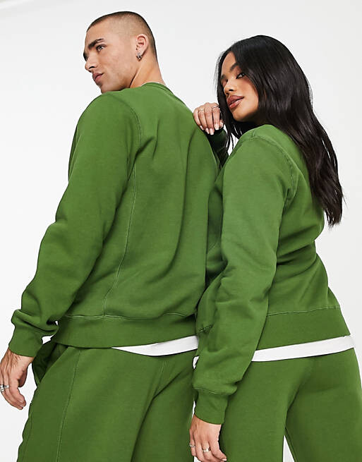 

Зеленый свитшот унисекс Heritage Fila