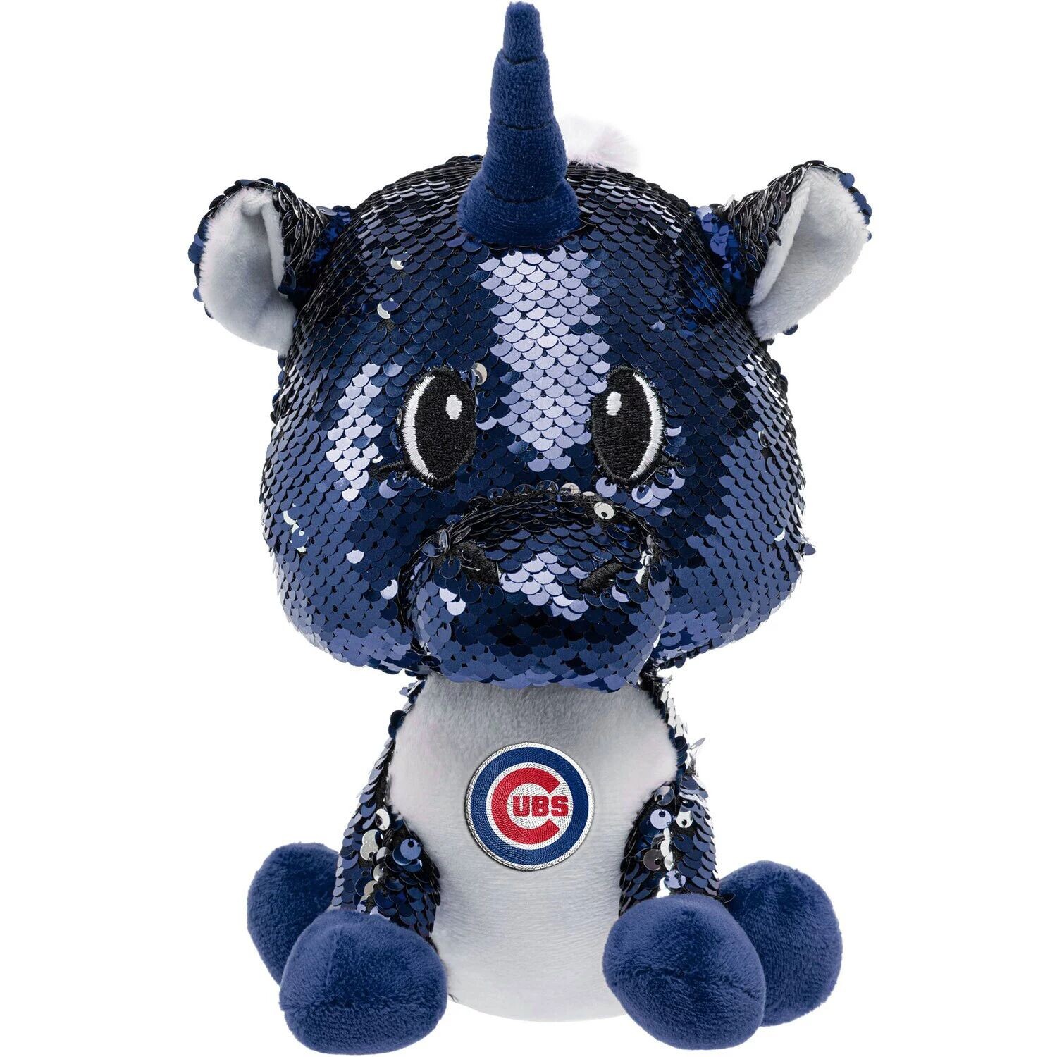 

FOCO Chicago Cubs 9-дюймовая плюшевая игрушка-единорог с блестками Unbranded