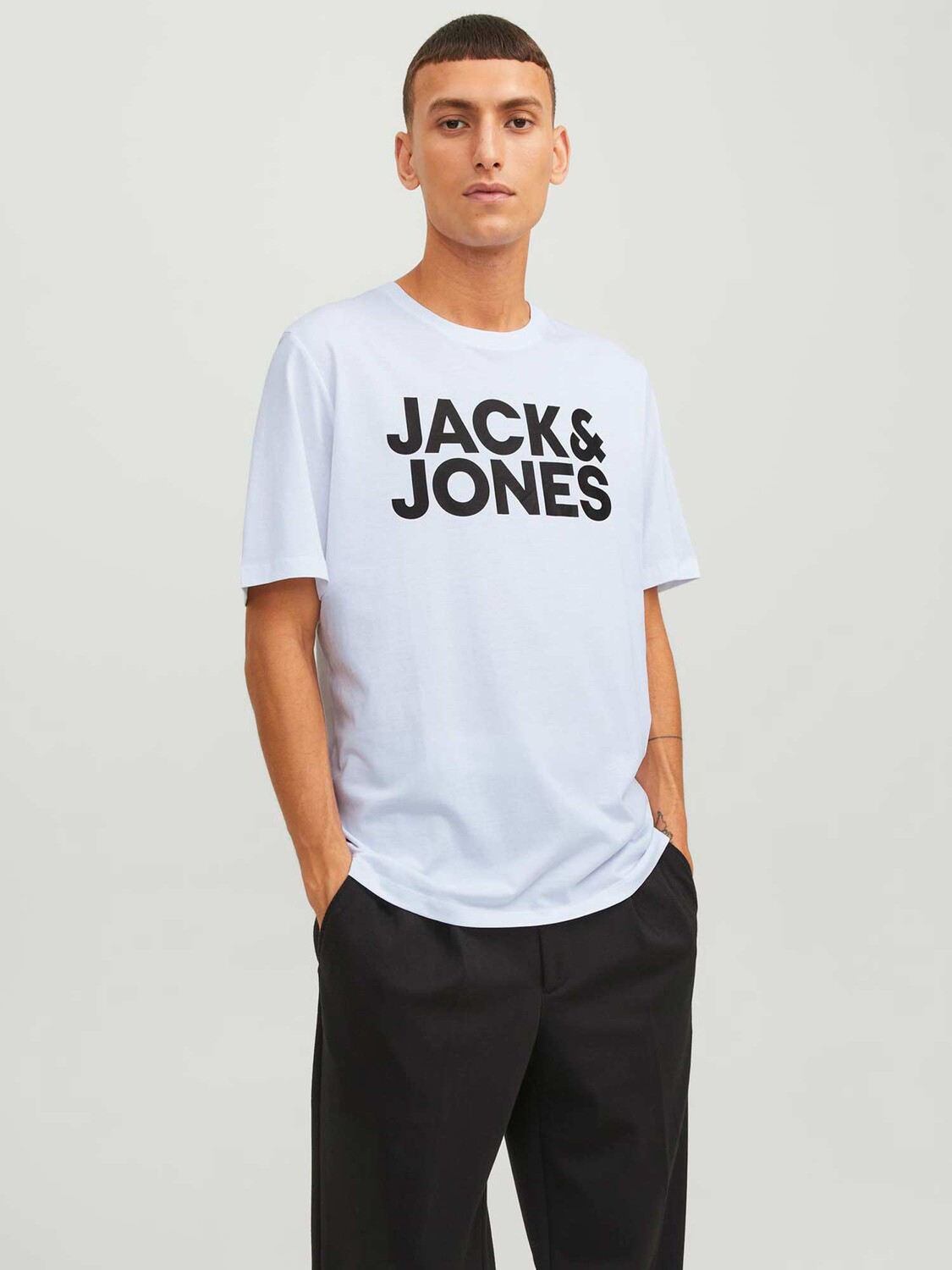 

Футболка Jack & Jones JJECORP LOGO TEE SS O-NECK NOOS, белый