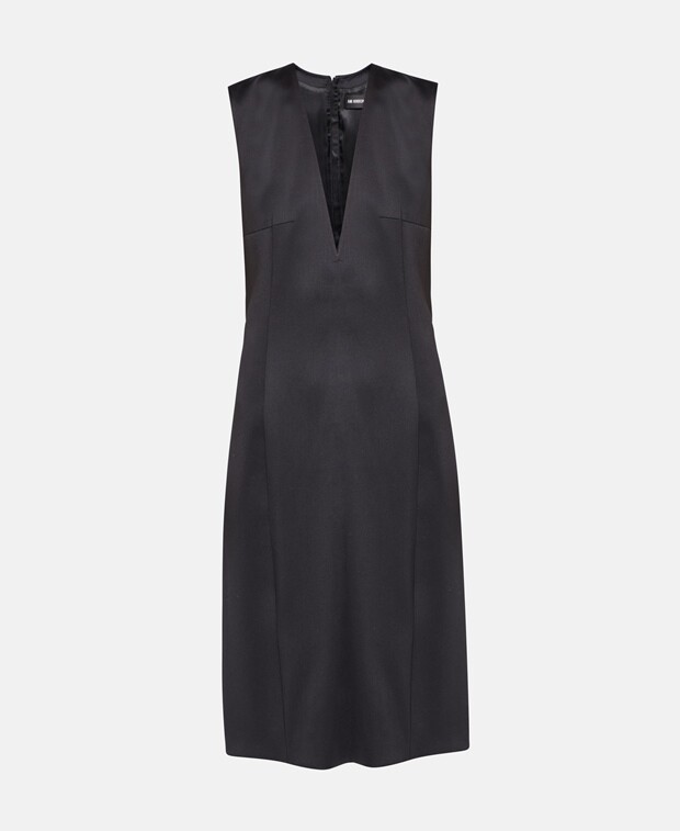 

Шерстяное платье Ann Demeulemeester, черный