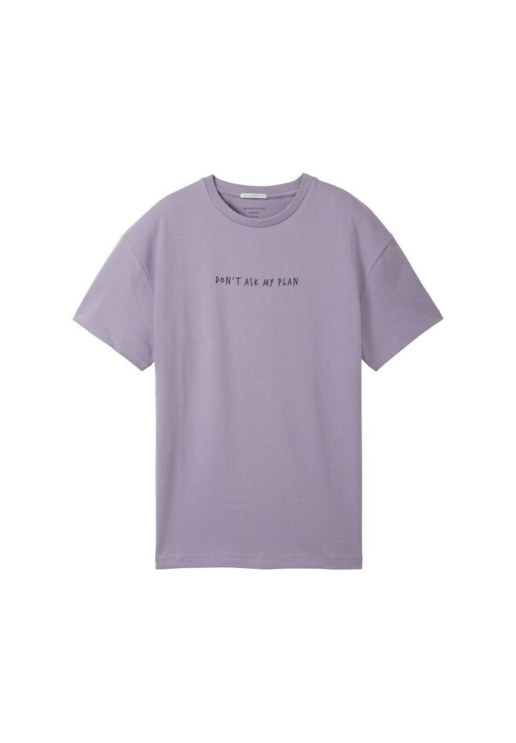 футболка с принтом mit foto tom tailor цвет dusty purple Футболка с принтом TOM TAILOR, цвет dusty purple