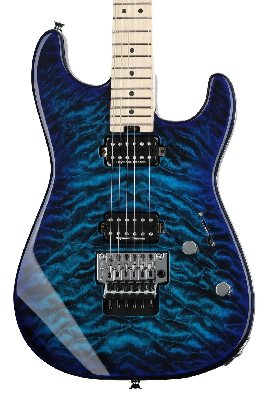 

Charvel Pro-Mod San Dimas Style 1 HH FR QM — взрыв хлора