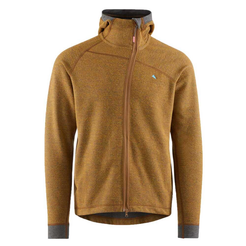 

Толстовка на молнии Klättermusen Hödur Hooded Zip, коричневый