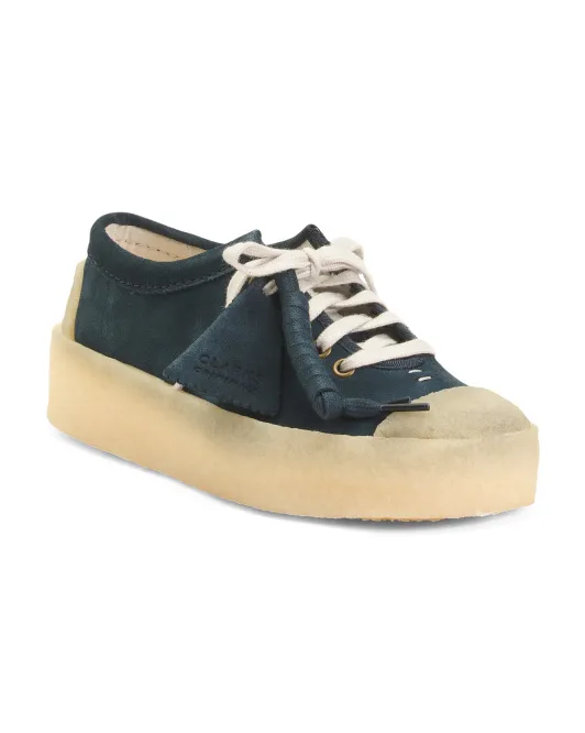 

Замшевые кроссовки с обручем Tor Clarks, темно-синий