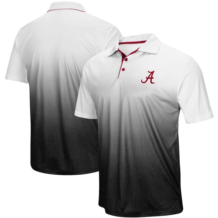 

Поло с коротким рукавом Colosseum Alabama Crimson Tide, серый