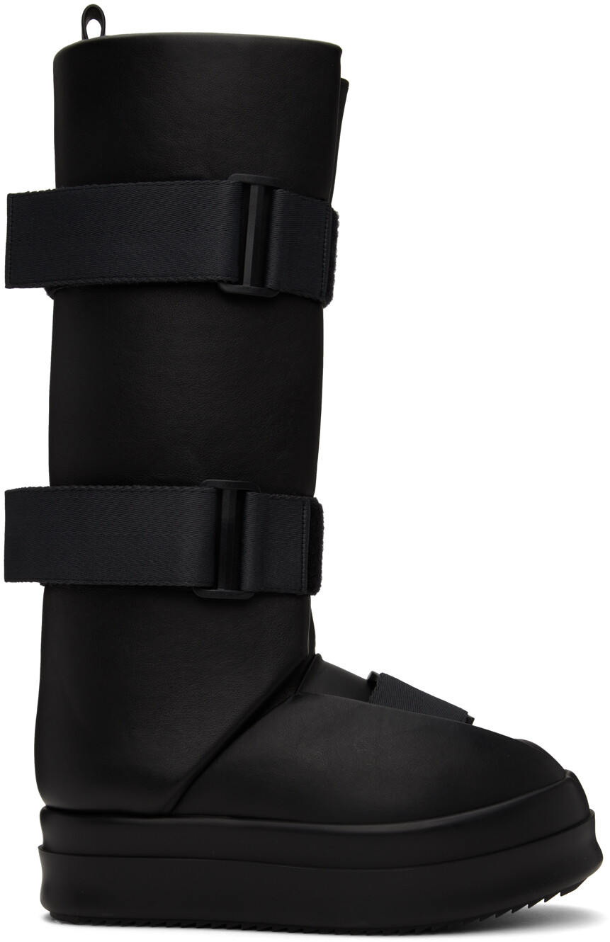 

Черные ботинки Rick Owens с шинами