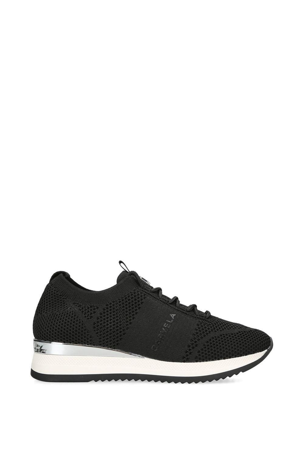 Кроссовки 'Frame Knit' Fabric Trainers Carvela, черный кроссовки frame runner trainers carvela черный