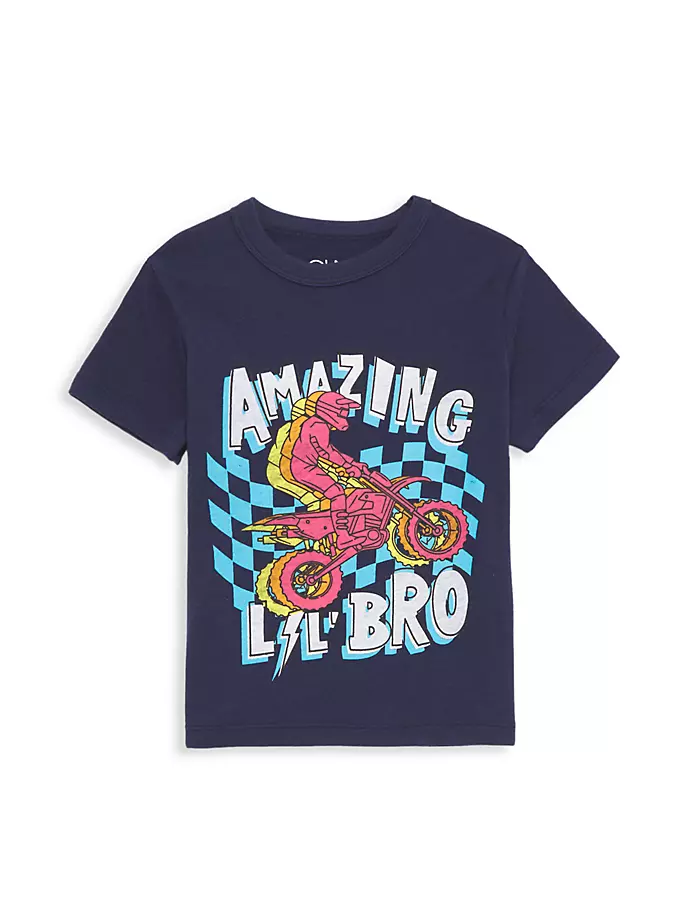 

Футболка Little Boy's Amazing Lil' Bro Chaser, цвет avalon