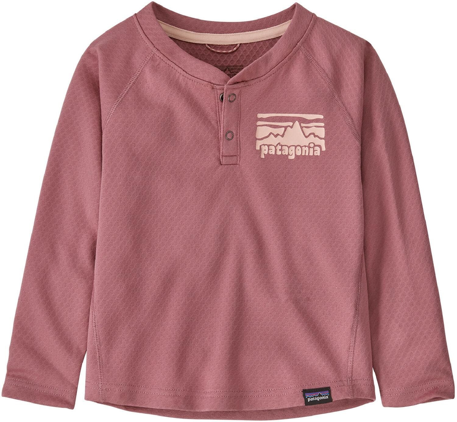 

Базовый слой Henley средней плотности Baby Capilene - для младенцев Patagonia, розовый