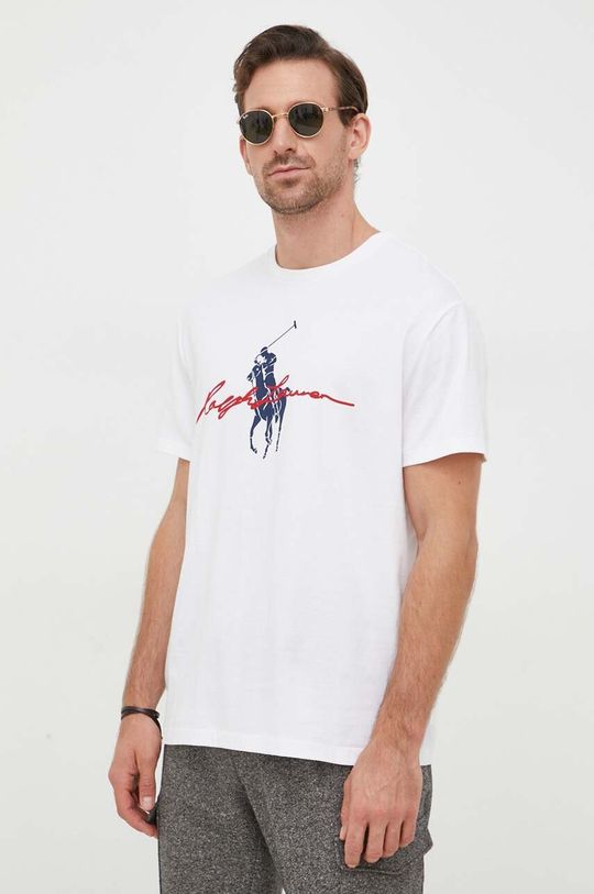 

Хлопковая футболка Polo Ralph Lauren, белый