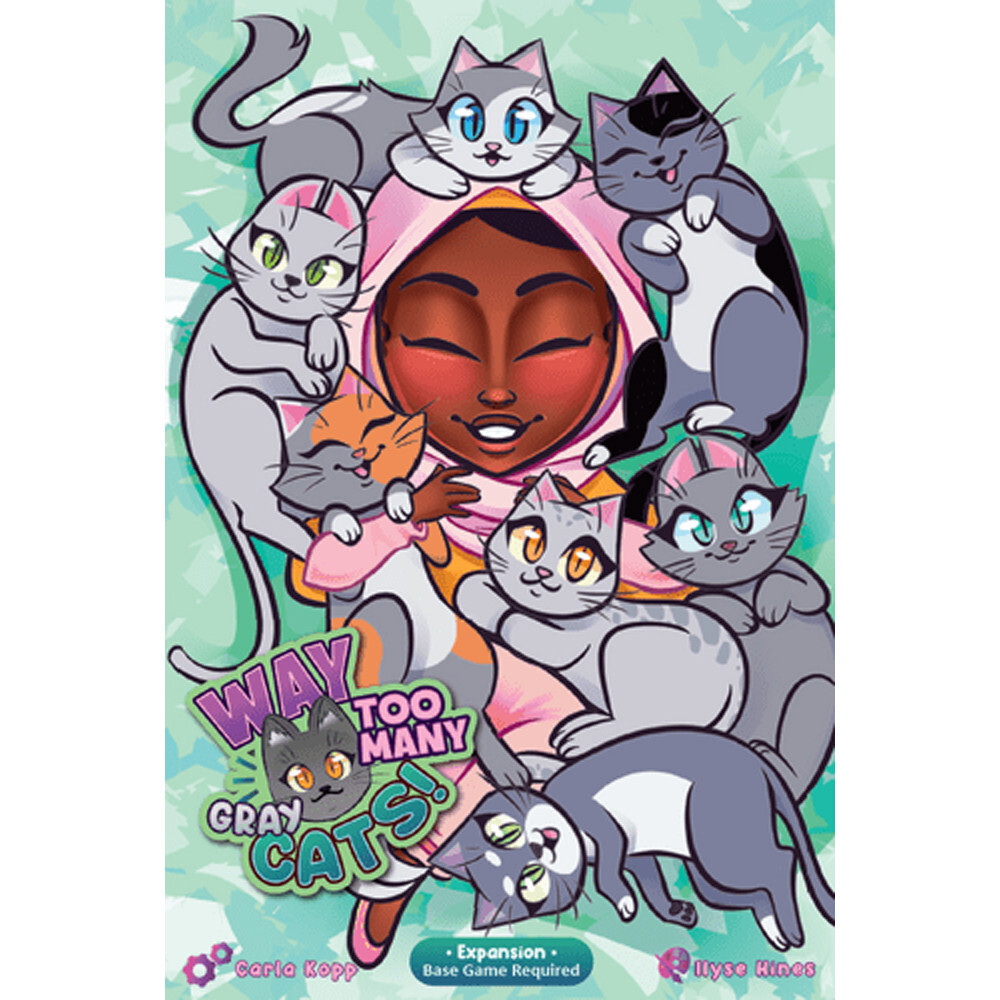 

Настольная игра Weird Giraffe Games Way Too Many Gray Cats Expansion