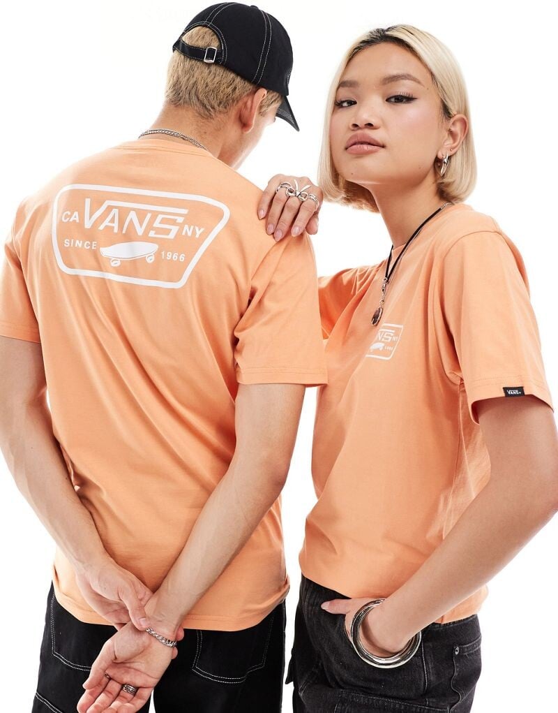 

Vans - Full Patch - оранжевая футболка с принтом на спине