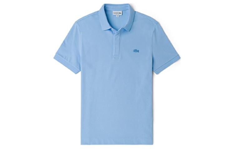 

Рубашка поло мужская светло-синяя Lacoste, светло-голубой