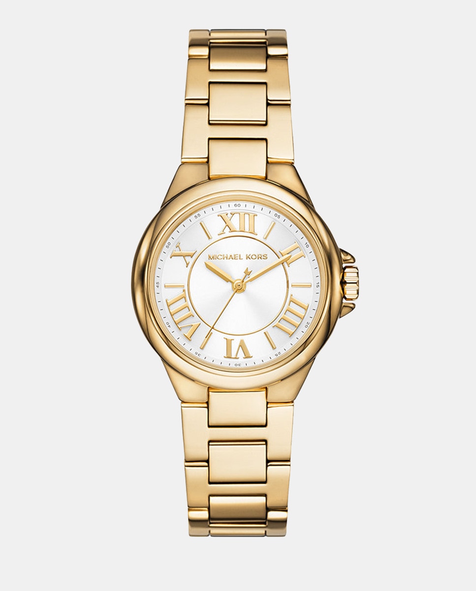 Женские часы Camille MK7255 из золотой стали Michael Kors, золотой часы наручные античный лондон маленькие механические карманные с 5 циферблатами с римскими цифрами с открытым циферблатом подарок 1856