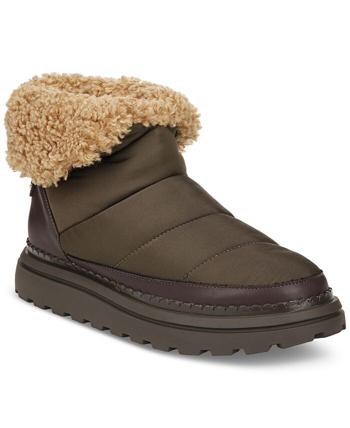 

Женские уютные ботильоны без застежки Ozie Sam Edelman, цвет Army Green/Coffee