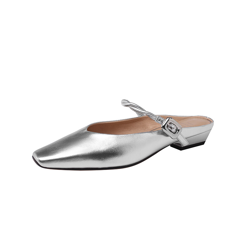 

Мюли JIUXINGDAO Closed Toe Slippers Women's, золотой