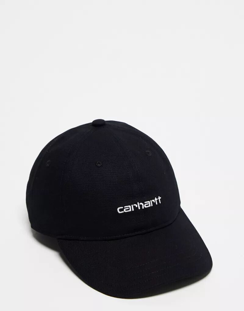

Черная кепка Carhartt WIP с надписью