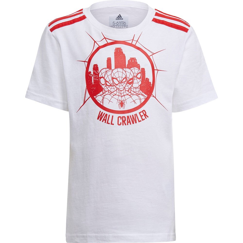 

Футболка с коротким рукавом adidas x Marvel Spider-Man, белый