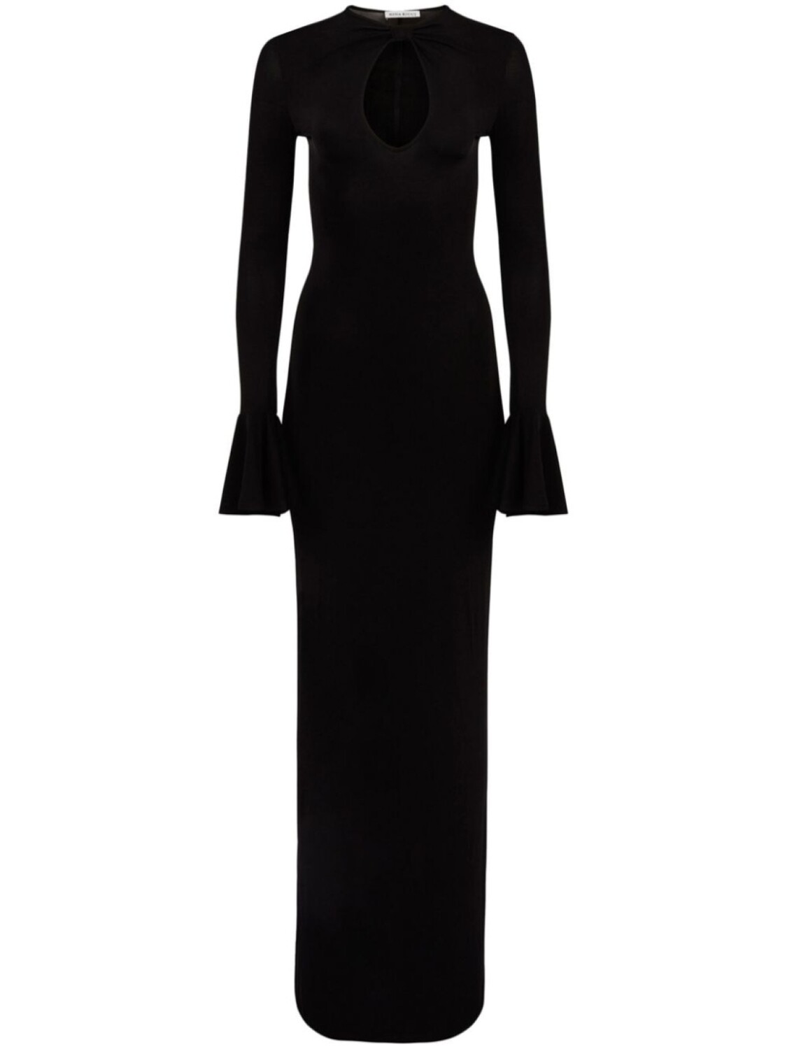 

Nina Ricci платье макси из джерси, черный