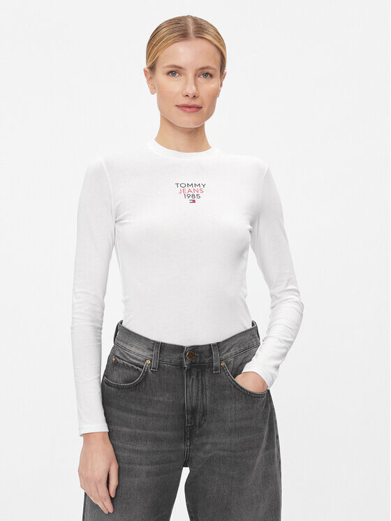 

Узкая блузка Tommy Jeans, белый