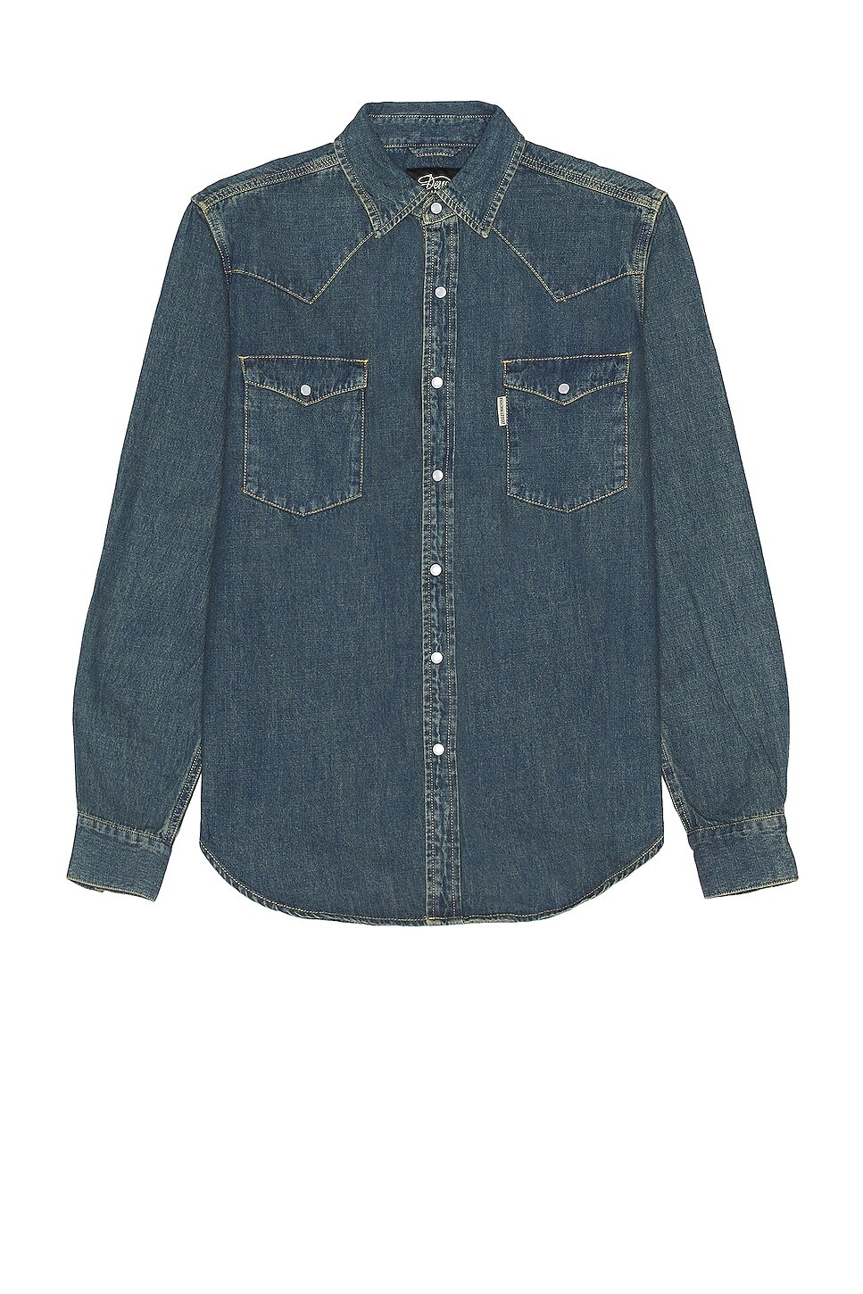 

Рубашка Deus Ex Machina Harrier Denim, цвет Bleach Wash