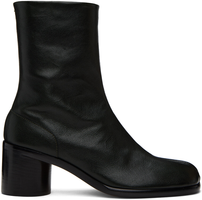 

Зеленые ботинки таби Maison Margiela