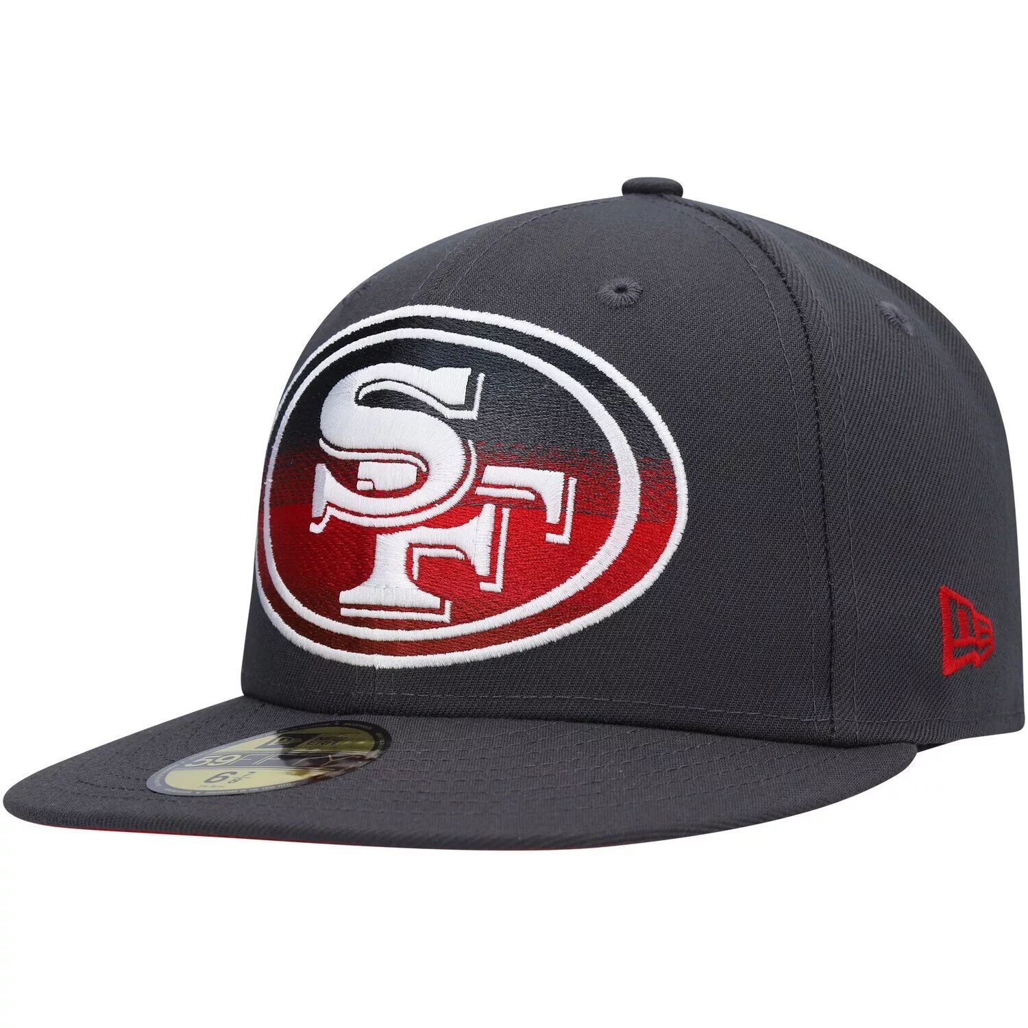 

Мужская облегающая шляпа New Era Graphite San Francisco 49ers Color Dim 59FIFTY