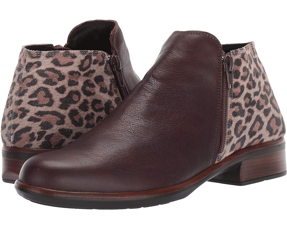 Ботинки Naot Helm, цвет Soft Brown Leather/Cheetah Suede цена и фото
