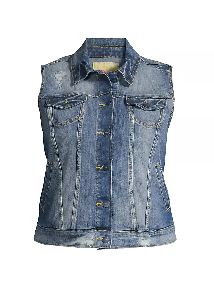 

Джинсовый жилет стрейч Slink Jeans, Plus Size, цвет rowan