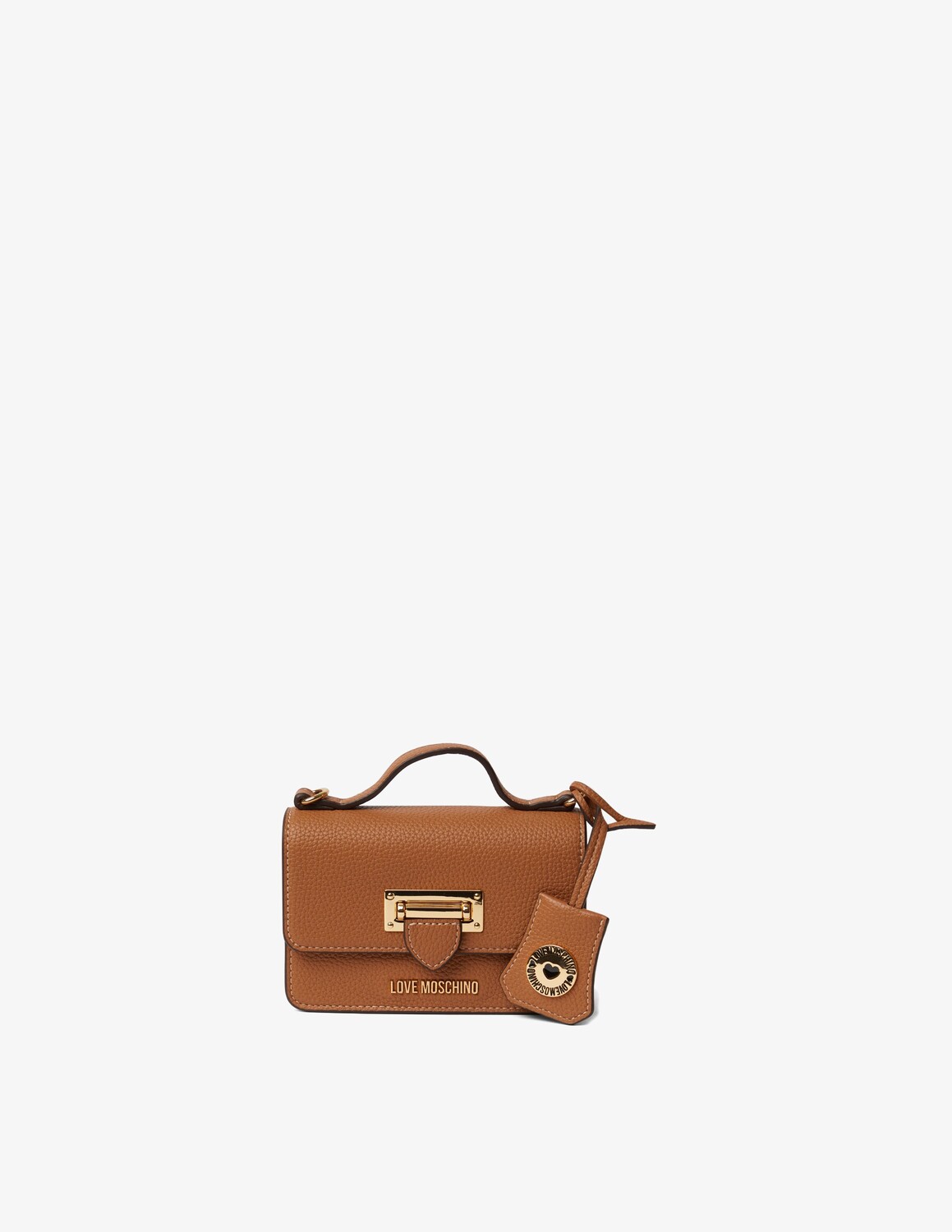 

Сумка через плечо S Click Love Moschino, коричневый