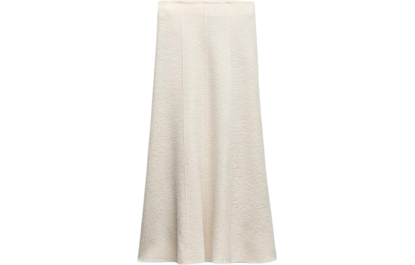 

Повседневная длинная юбка женская белая Zara