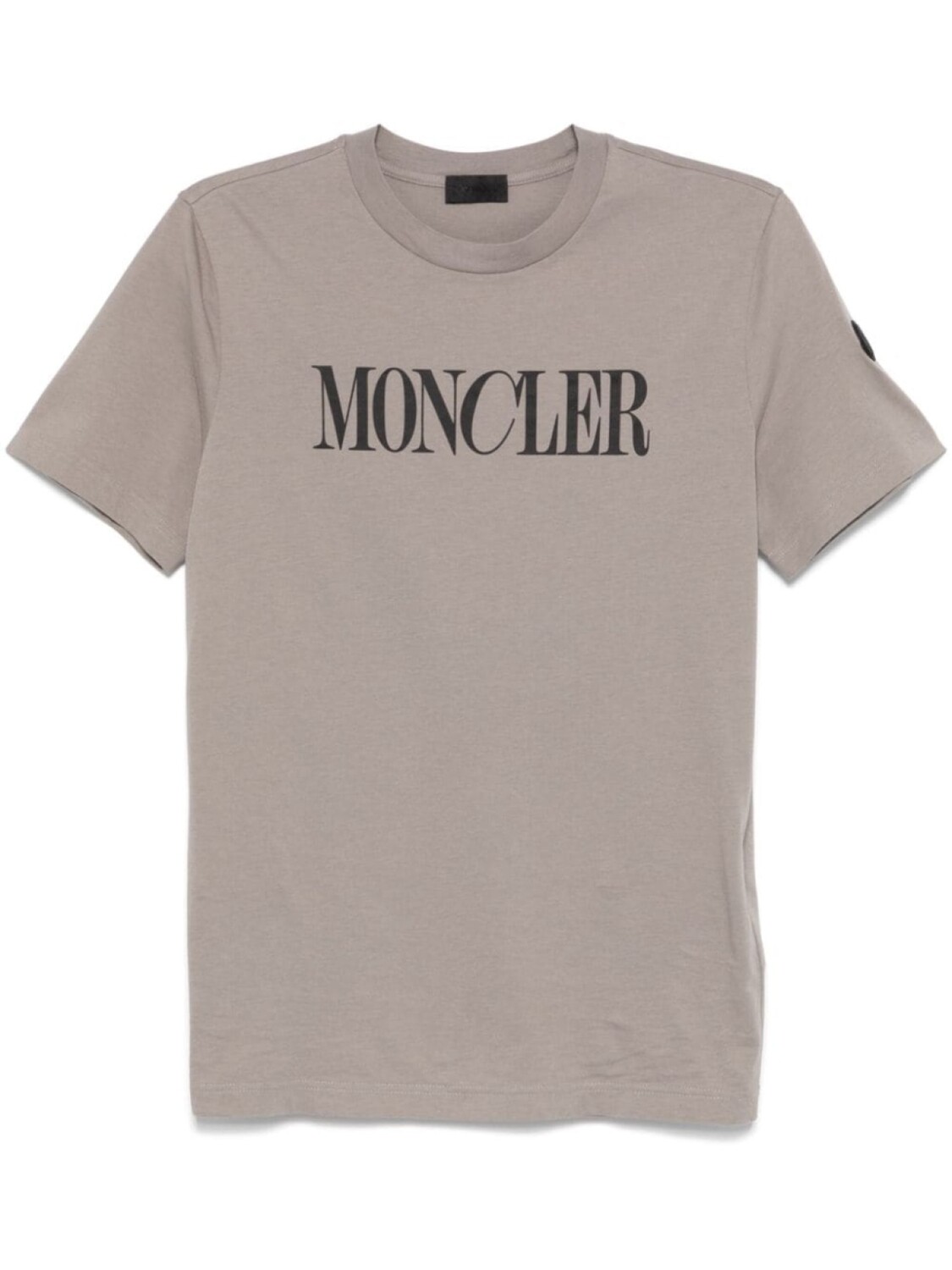 

Moncler футболка с логотипом, серый