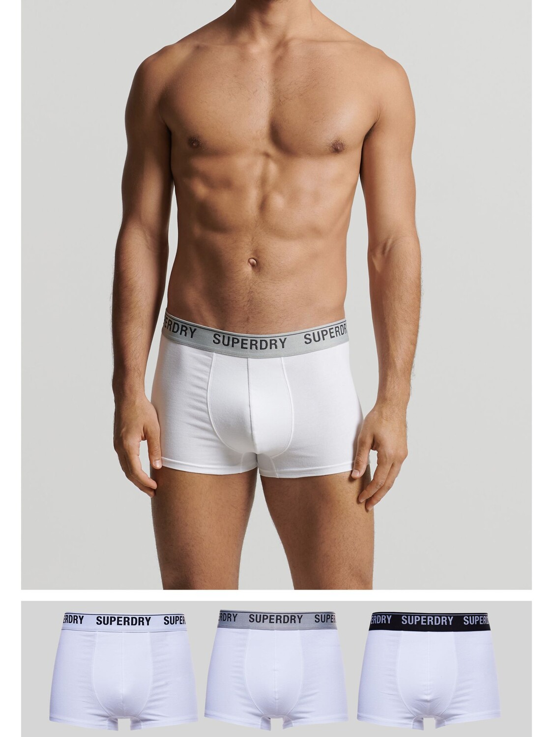 

Трусы из смеси органического хлопка Superdry, оптический микс