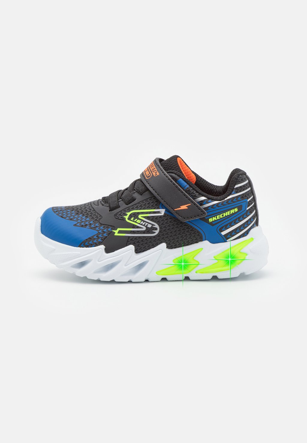 

Низкие кроссовки LIGHTED GORE & STRAP Skechers, цвет black/blue/lime/orange trim