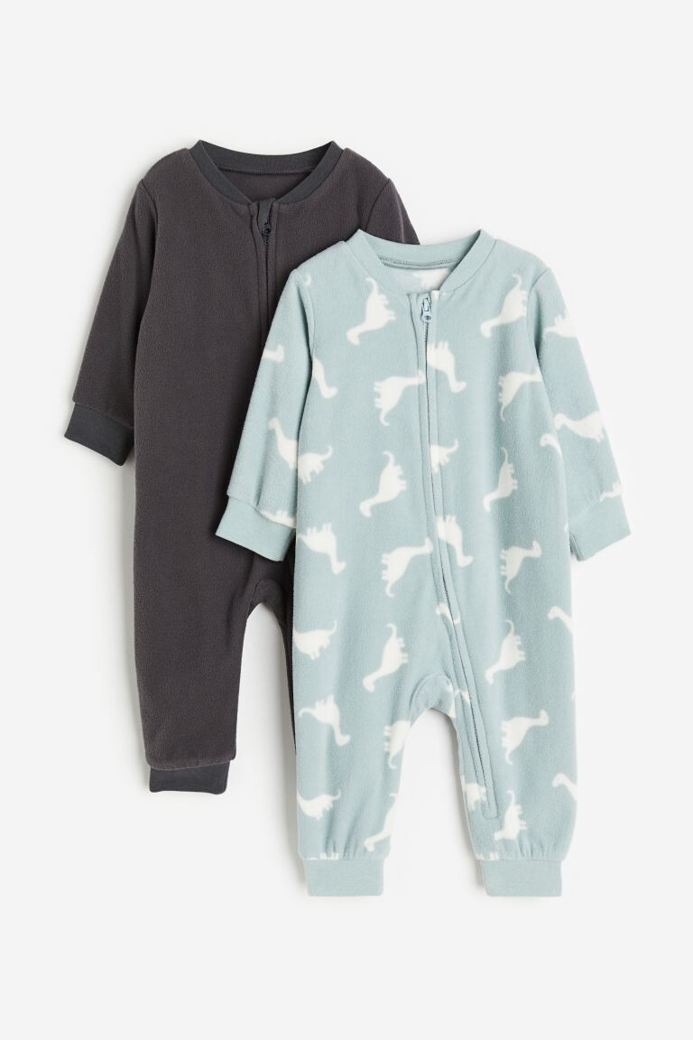 

Двухсекционный флисовый комбинезон на молнии, пижама H&M