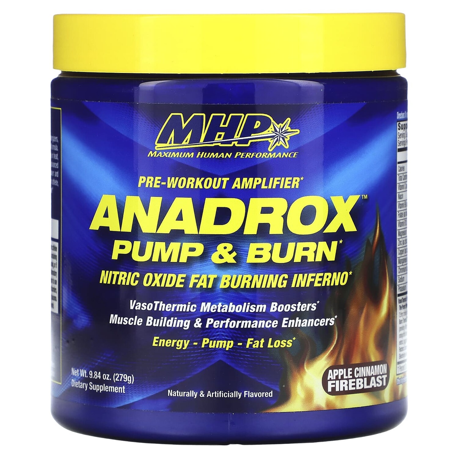 

Anadrox Pump & Burn, предтренировочный усилитель, яблочно-коричный крем, 279 г (9,84 унции), MHP