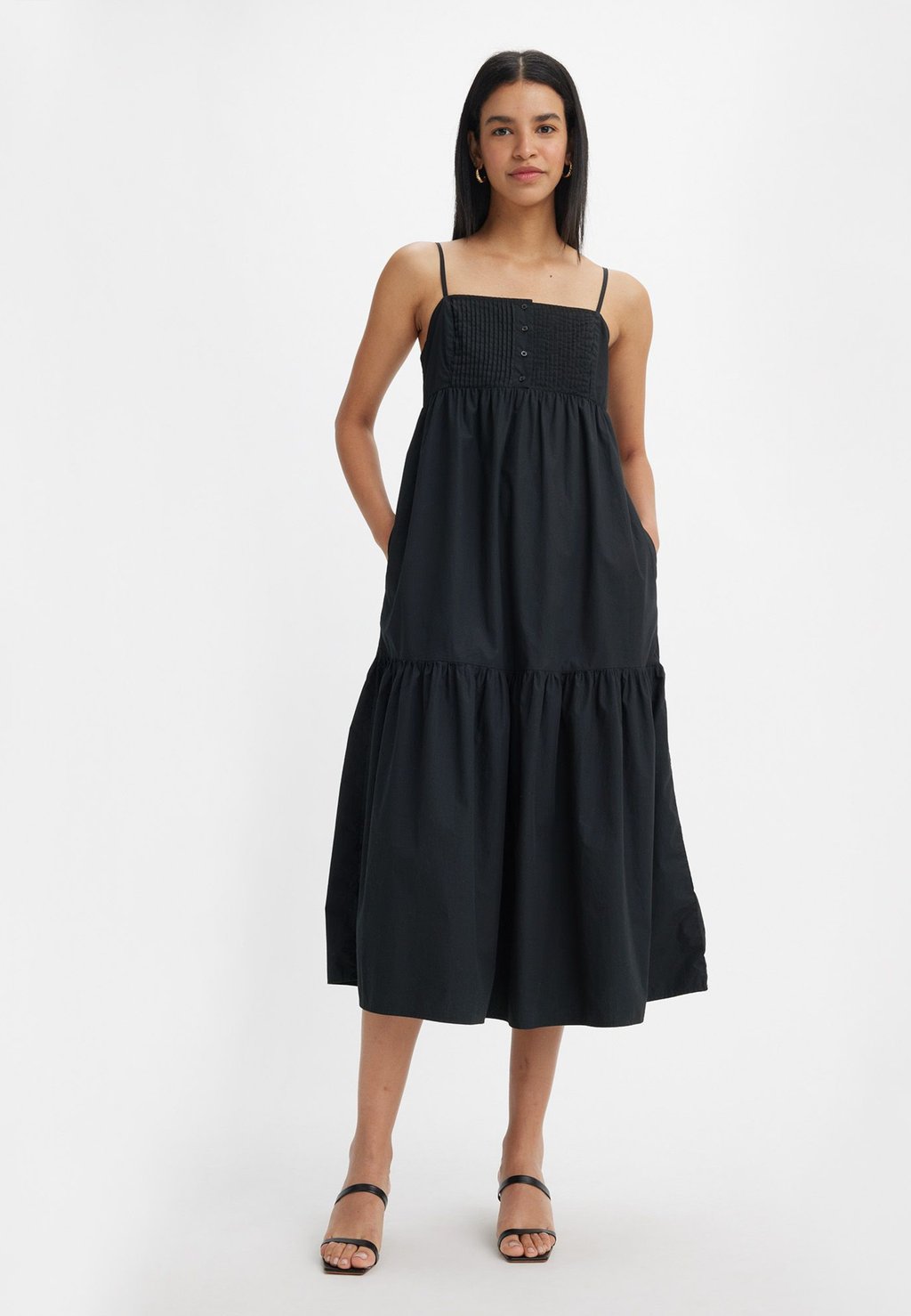 

Дневное платье ISSA TIERED DRESS Levi's, черный