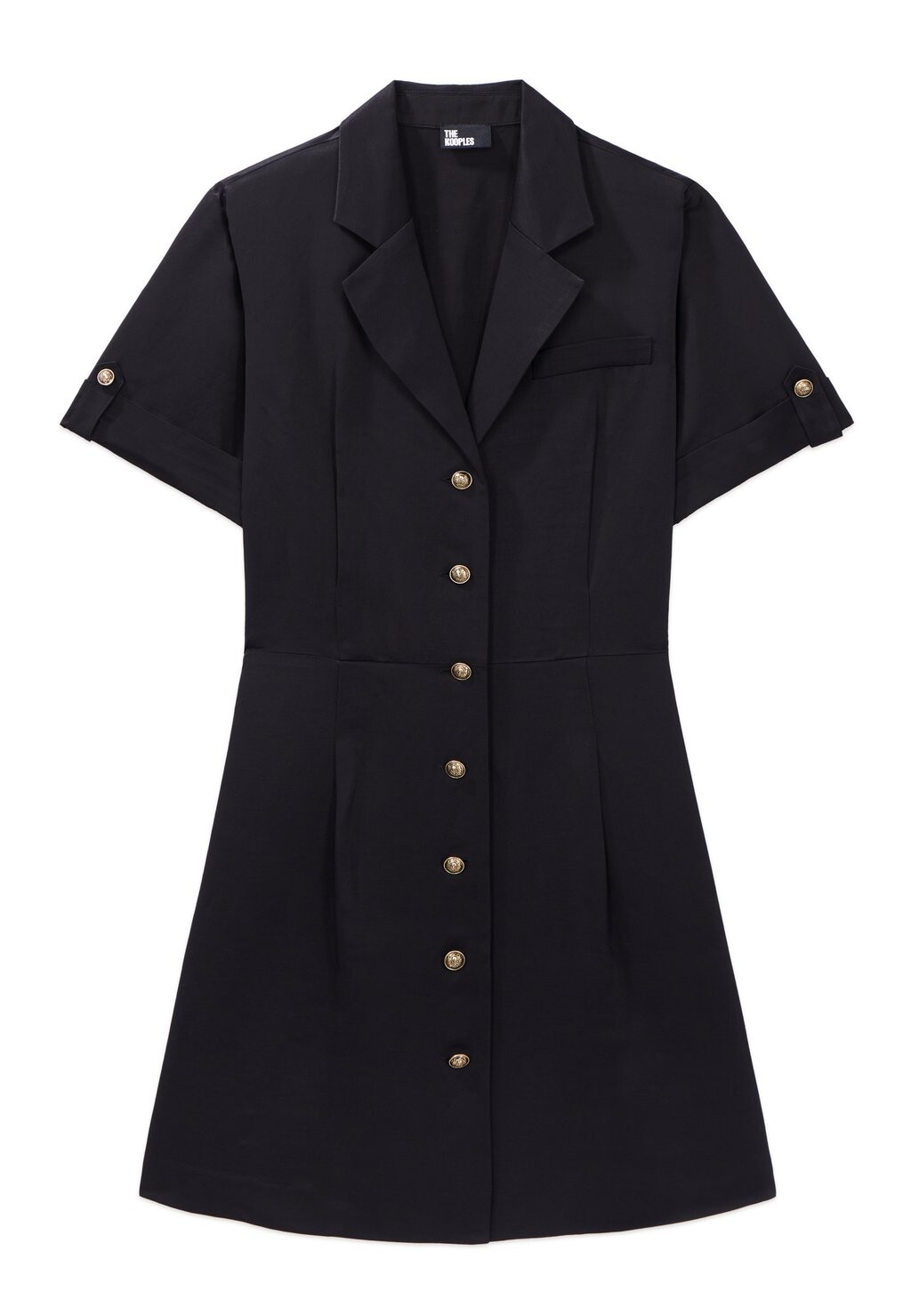 

Платье-рубашка The Kooples, цвет black