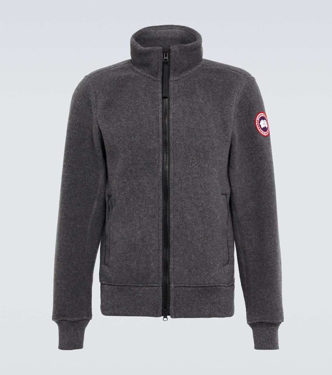 

Флисовая куртка Lawson из смесовой шерсти Canada Goose, серый