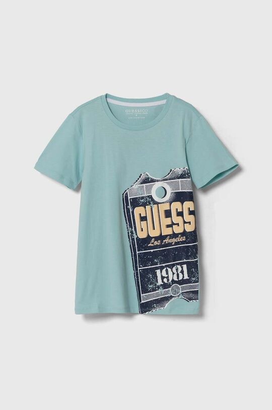 

Guess Детская хлопковая футболка, синий